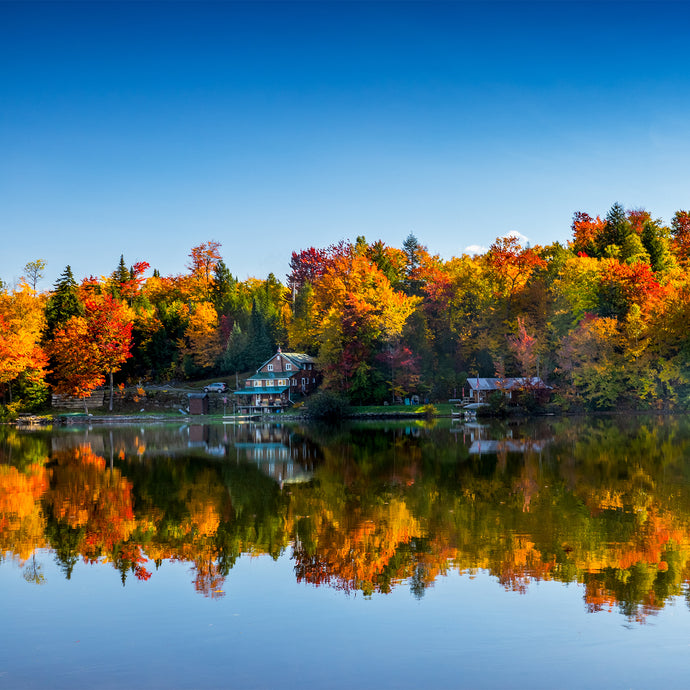 A148- Vermont Fall Reflections, VT