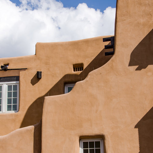 A029- Left Adobe Ziggurats, Santa Fe, NM
