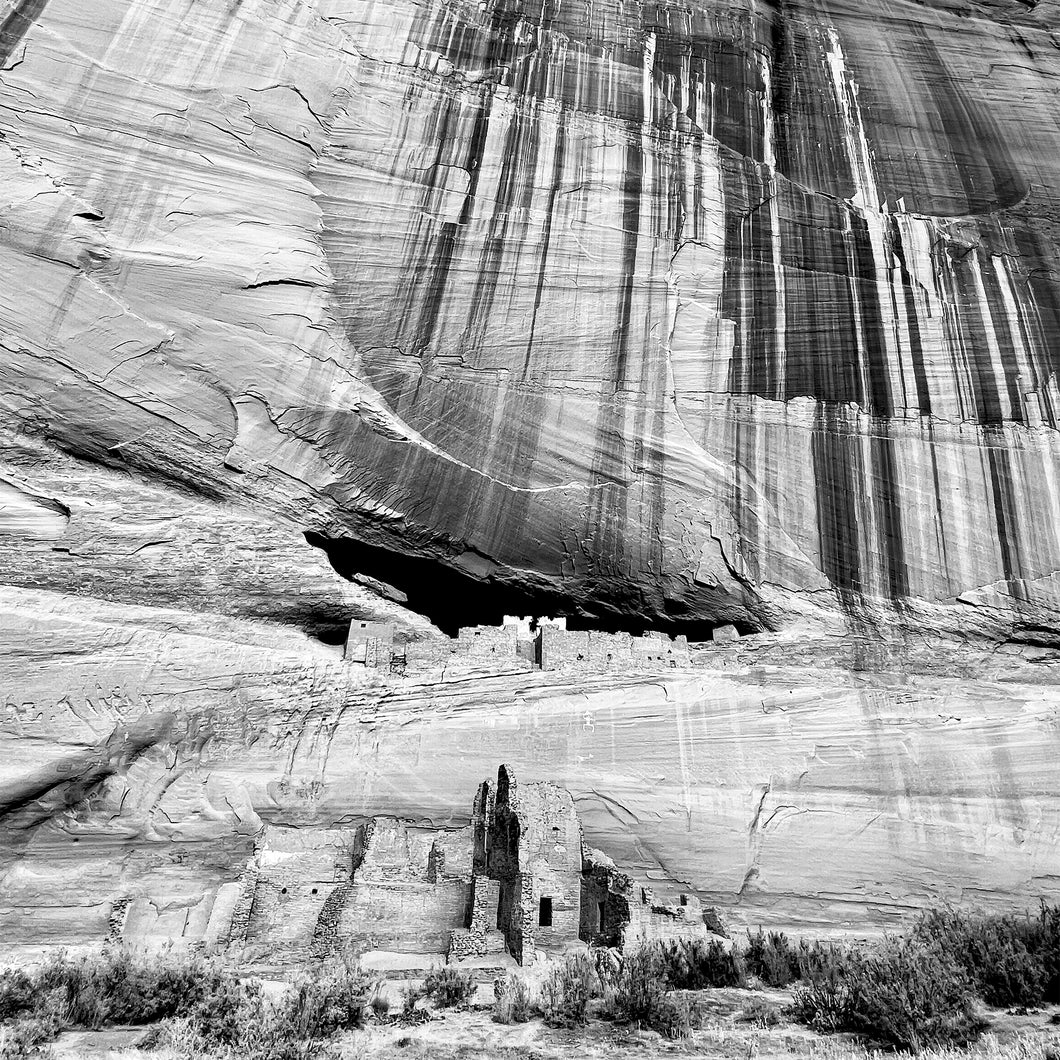 A097- Ruins at End of White House Trail, Canyon De Chelly, Chinle, AZ
