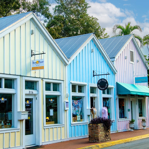 A071- Cotton Candy Shacks, Key West, FL