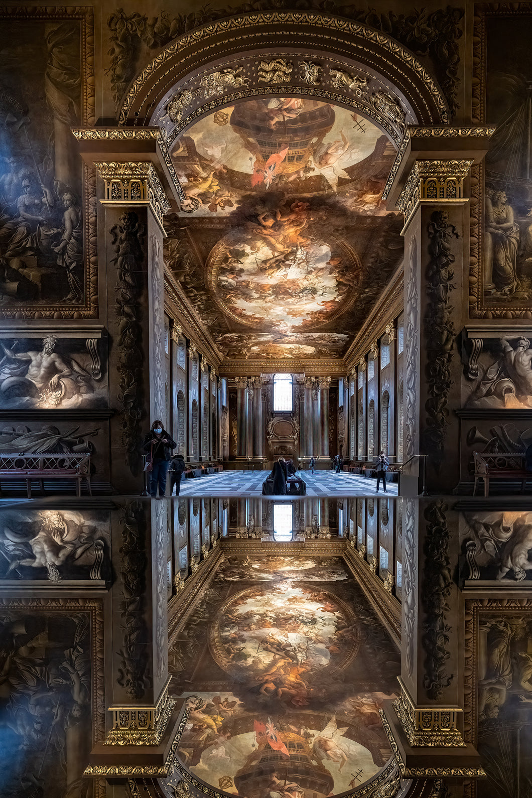 A105- The Great Painted Hall, Old Royal Naval College, Greenwich, UK
