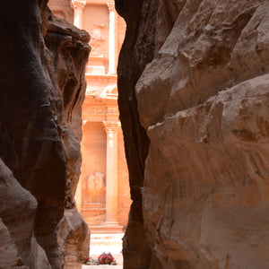 A132- The Siq looking at The Treasury, Petra, Jordan