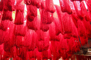 A030- Red Wool, Marrakech, Morocco