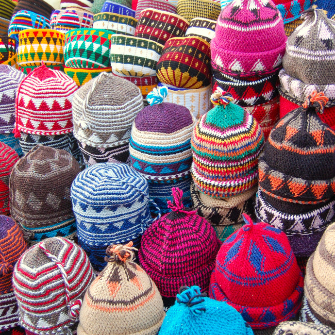 A152- Skull Caps, Marrakech, Morocco