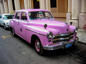 A150- Pink Classic Car, Havana, Cuba