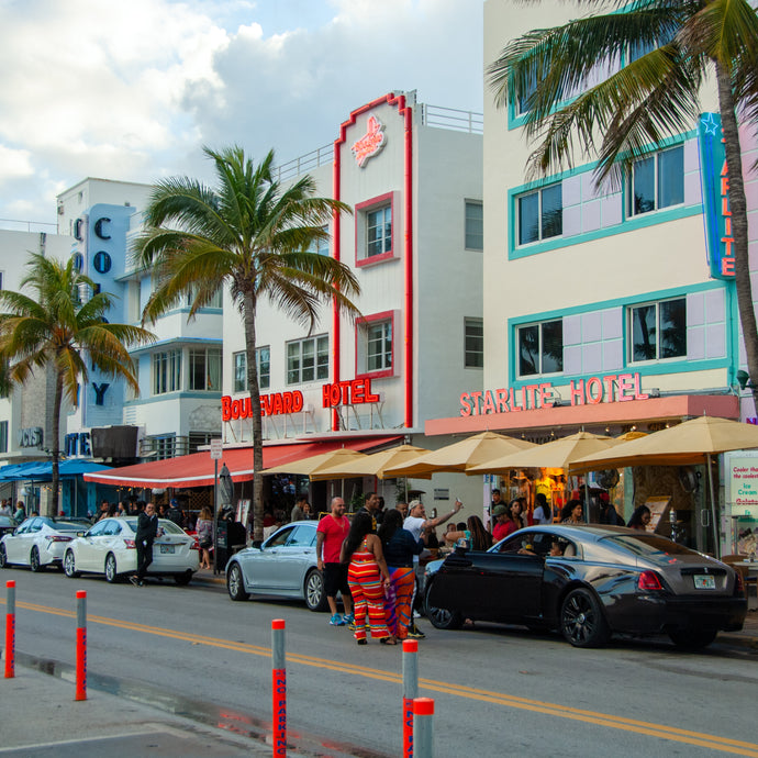 A023- South Beach Strip, Miami, Florida