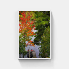 Load image into Gallery viewer, A042- Dock Red Adirondack Chairs, Sarah Lake, NY