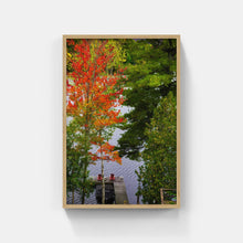 Load image into Gallery viewer, A042- Dock Red Adirondack Chairs, Sarah Lake, NY