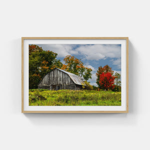 A044- Weathered Barn, Adirondack Park, NY