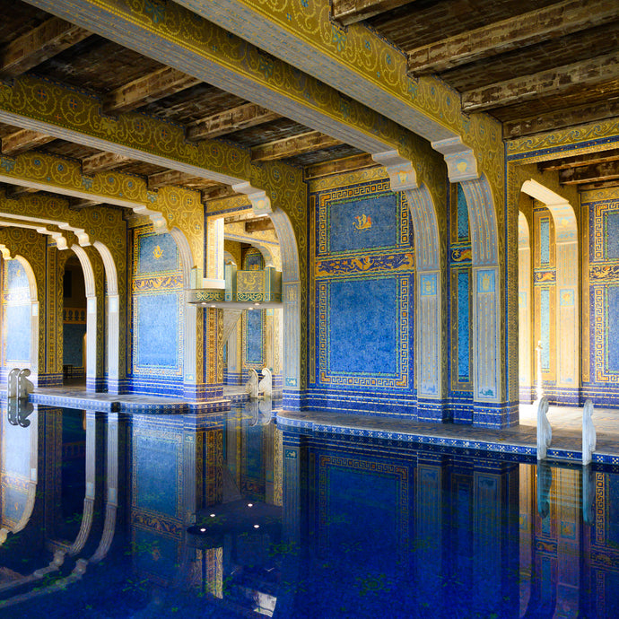 A161AB- San Simeon Interior Pool, San Simeon, CA