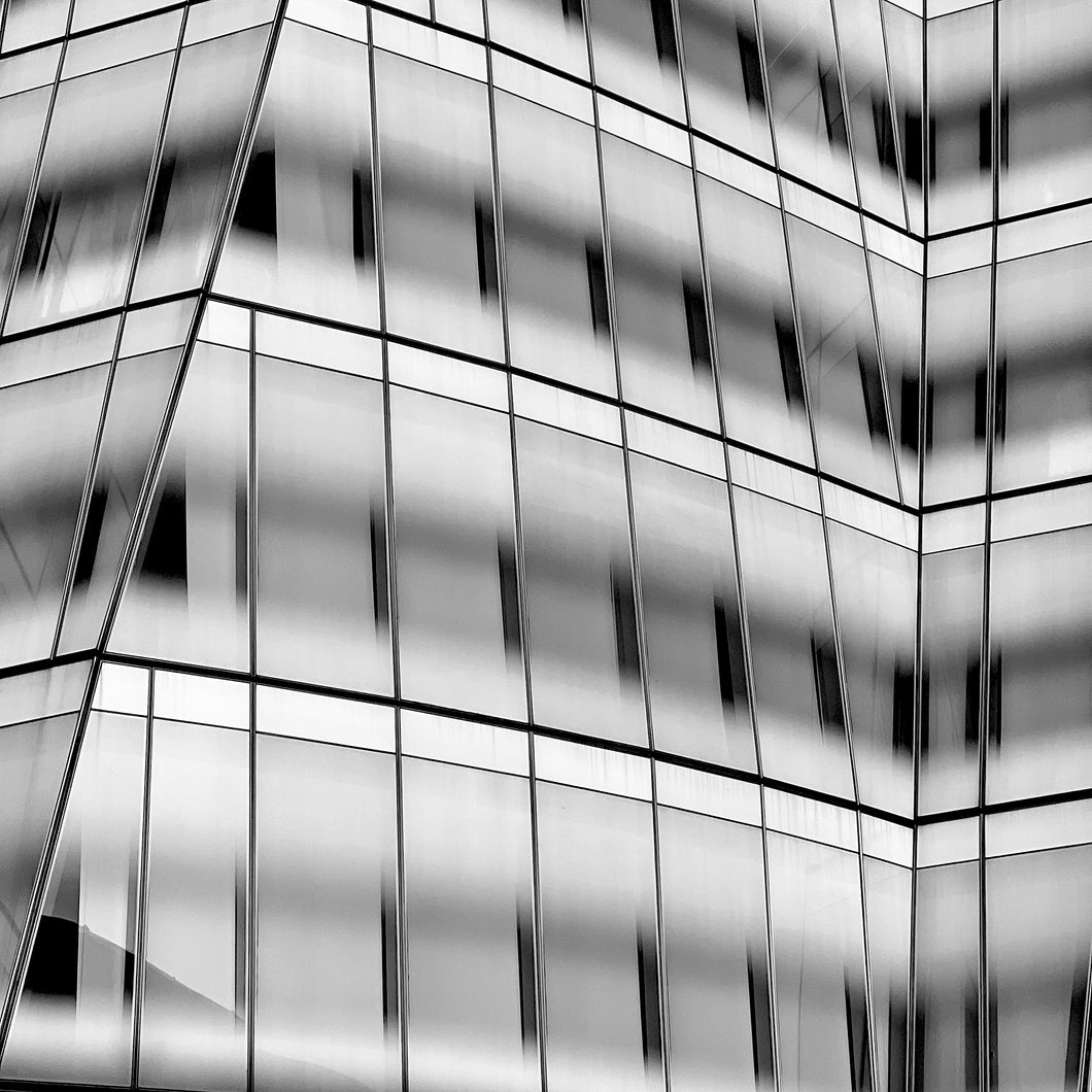 A047- Gehry Abstract B&W, New York , NY